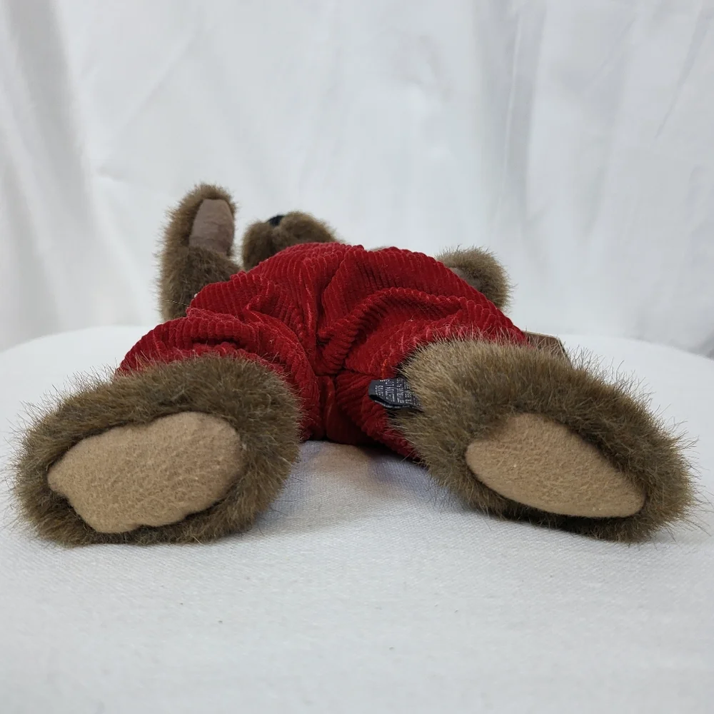 Boyds Bears '96 Christopher Bearwear Red Overalls 10